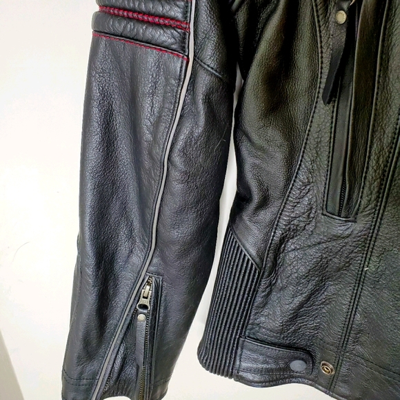 Harley Davidson leather riding jacket w/lining - Picture 16 of 16